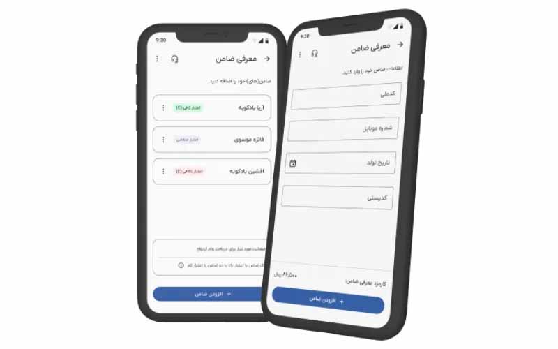 معرفی ضامن در باجت