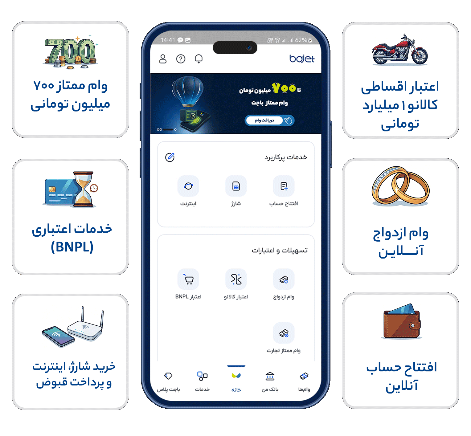 دانلود اپلیکیشن باجت